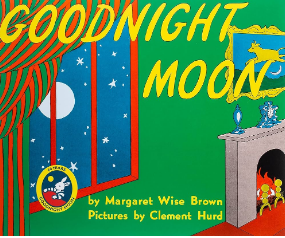 Picture cred via: https://www.amazon.com/Goodnight-Moon-Margaret-Wise-Brown/dp/0064430170