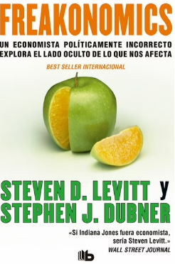 Photo cred : https://www.walmart.com/ip/Freakonomics-Spanish-Edition-Paperback-9788496581814/585584666